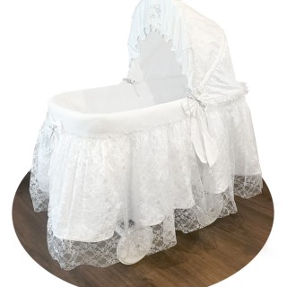 Кроватка-люлька Italbaby Romantic с капюшоном, белая