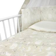 Детская кровать-трансформер Schardt Classic 4-в-1, белый/крем/звери